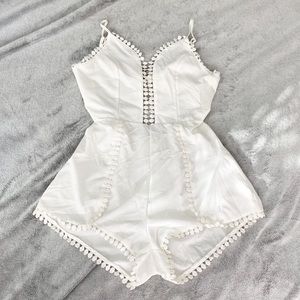 Boutique White Romper